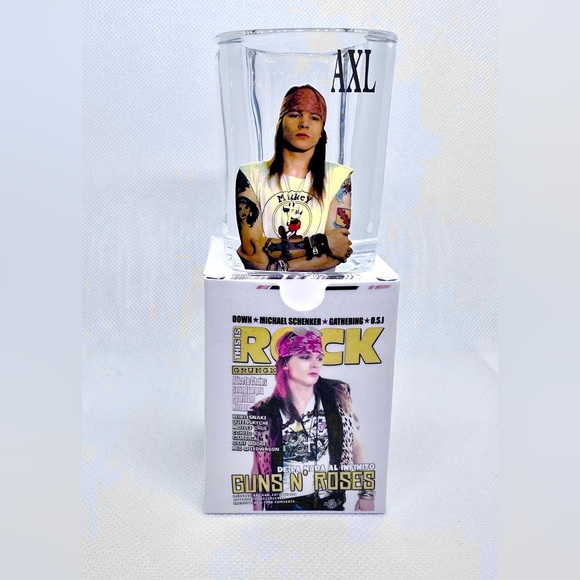 Guns N Roses Shot Glass/Gift Box Set of 6 - Picture 3 of 8